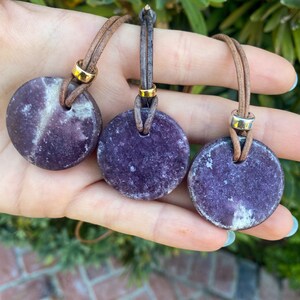 Black Hills Purple Lepidolite necklace