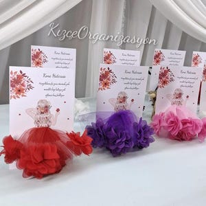 Lenço de Henna para Presente com Cartão, Lenço de Casamento, Lenço de Mão, Lenço Halay para Presente, Presente de Henna, Presente de Noiva, Lembrancinha de Henna