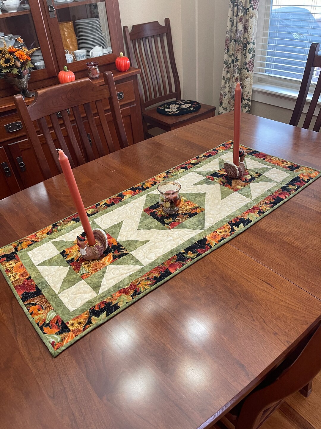 Fall Leaves Table Runner - Etsy