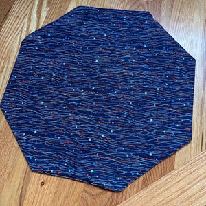 Fireworks & Stars Quilted Table Topper (18 Inches) - Etsy