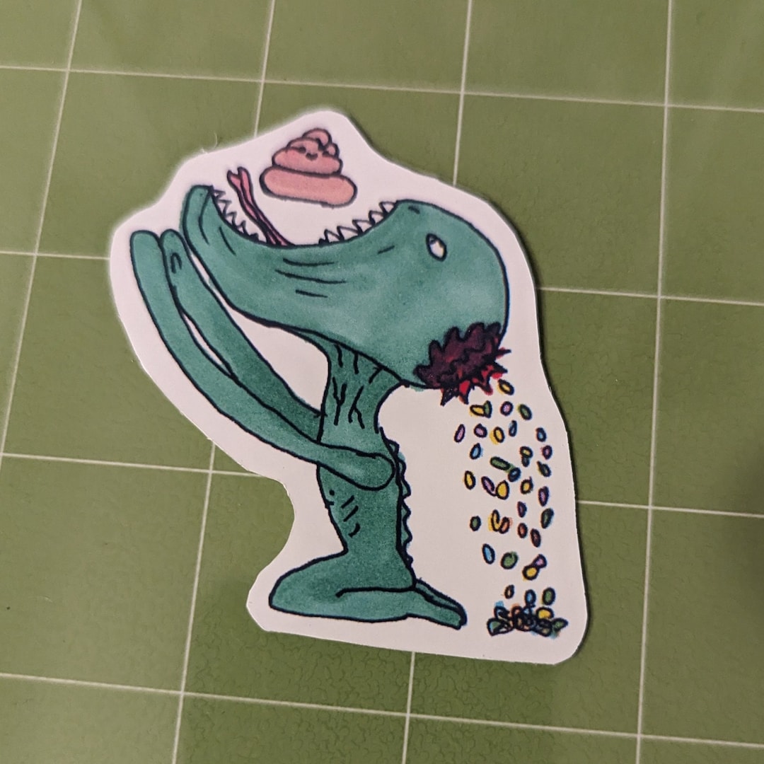 Jelly Bean Brains Sticker Etsy