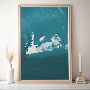 Key West Florida Keys Coastal Map Art Print Nautical Wall Decor Beach House Gift Ocean Depth Chart Housewarming Anniversary Tropical Island