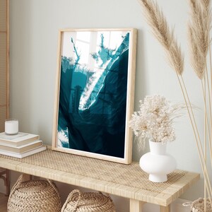 Cape May New Jersey Coastal Map Art Print Nautical Shoreline Atlantic Gift Framed Beach Wall Decor Delaware Bay Cartography Ocean