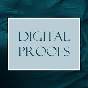 Epreuves numériques avant la production et l'expédition pour vérification