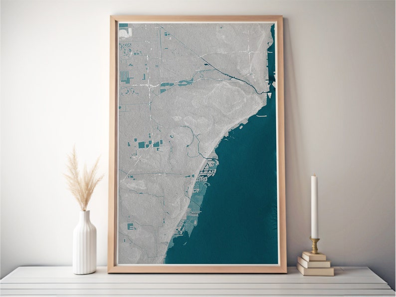 Coral Gables Florida Map Art Framed - Il 794xN.5525189889 3ss8 