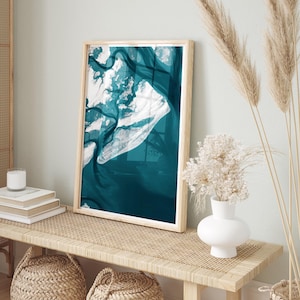 "Hilton Head Map Art ""Küste Sea Pines"" Landkarte Dekor Fine Art Lowlands Landkarte Strandhaus Dekor Hilton Head Carolina Print."