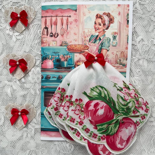 1950’s Retro Housewives Hanky Greeting Cards