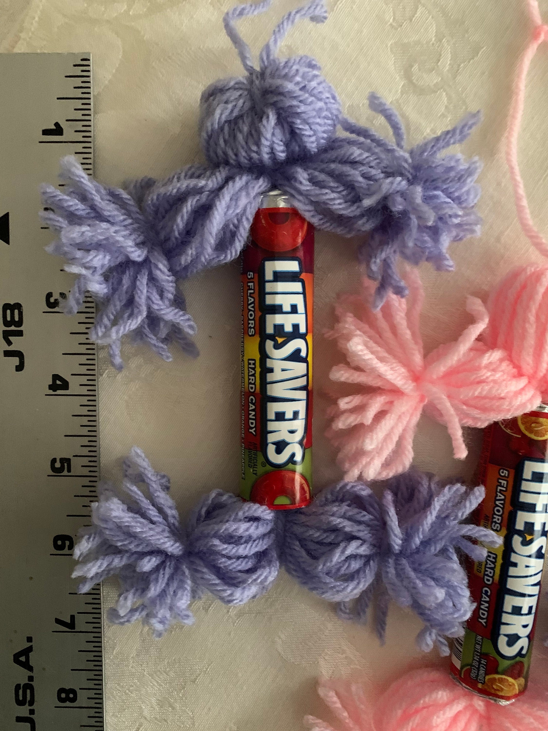 Lifesaver Yarn Doll Christmas Tree Ornament Etsy