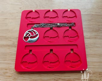 Monarch Pine Volleyball Necklace Jig - Metal Blank #80