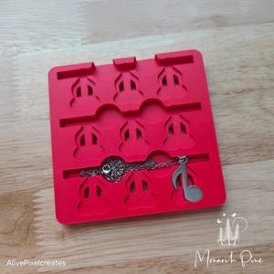 Monarch Pine Single Music Note Necklace Jig - Metal Blank #88