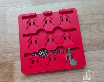 Monarch Pine Single Music Note Necklace Jig - Metal Blank #88