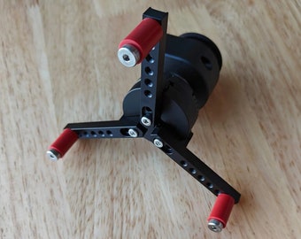 RA2 Long Grip Jaws: Aluminum Rotary Chuck Attachment