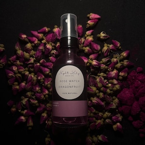 Rose Water Facial Mist | DragonFruit Extract |Large Pores Face mist |Anti-Aging | Hydrating Facial Mist | Niacinamide | Beauty Mist