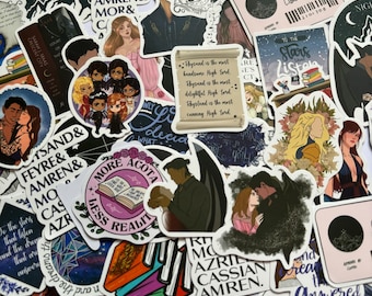 ACOTAR Sticker Pack | Book Merchandise | Kindle Stickers | Romance Book | Book Lover Gift | Book Girlie | Lucky Dip | Stocking Filler |