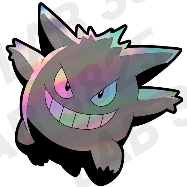 Shiny Gengar Etsy