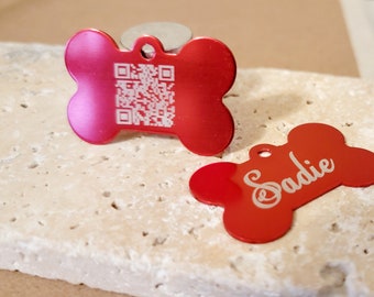Safe Return Pet Tag w/ QR code