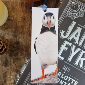 Puffin Bookmark | Eco friendly ribbon |