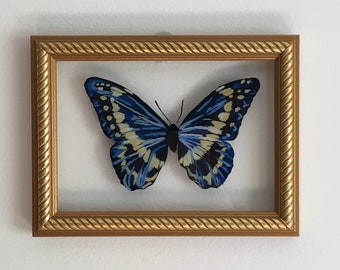 Blue Butterfly Painting