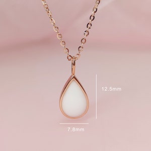 Teardrop Breastmilk Ring&Necklace Set, DIY Breastmilk Jewelry Kit,Sterling Silver Breastmilk Keepsake,Christmas/Birthday/Mother's day Gift image 5