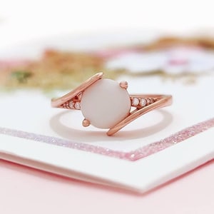 Kit de joyería DIY Love Catcher de leche, elegante anillo trenzado de plata hecho de leche, regalo de Navidad/aniversario/cumpleaños/día de la madre, anillo hecho a mano imagen 5