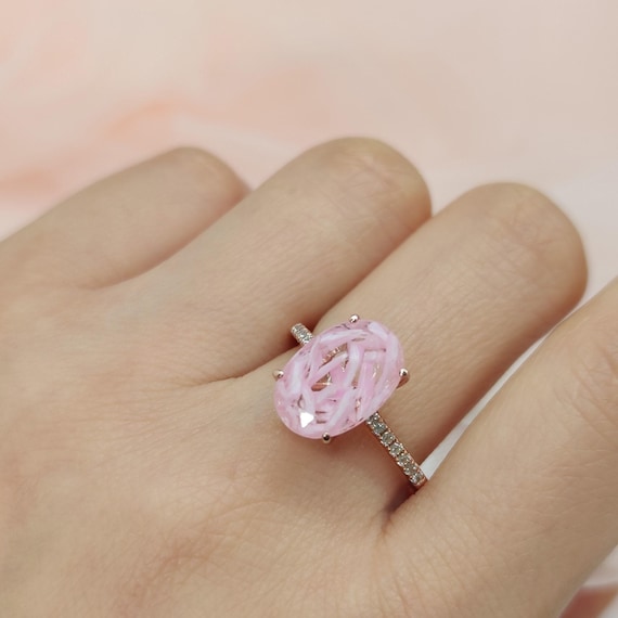DIY Oval Pregnancy Ring & Necklace, DIY Pregnancy Test Cap Jewelry Kit, Miscarriage Keepsake, Handmade Jewelry, Handmade Gift, Personalized