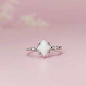 Gioielli fai da te con latte materno, kit per anelli, set di anelli vintage in argento a forma di diamante con latte materno, regali per Natale/anniversario/compleanno/festa della mamma, carta da regalo