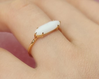 Muttermilch Schmuck Kit, DIY Muttermilch 10k 14k Solid Gold Marquise Ring Kit, Muttertag/Geburtstag/Jubiläum Geschenk, Weihnachtsgeschenk, Geschenke