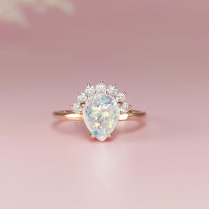 Solid Gold Cremation Ashes Teardrop fanshaped Ring | DIY Ashes Jewelry Kit, Pet Ashes  Ring, Memorial Jewelry, Solid Gold Cremation Ring