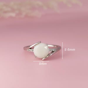 Kit de joyería DIY Love Catcher de leche, elegante anillo trenzado de plata hecho de leche, regalo de Navidad/aniversario/cumpleaños/día de la madre, anillo hecho a mano imagen 4
