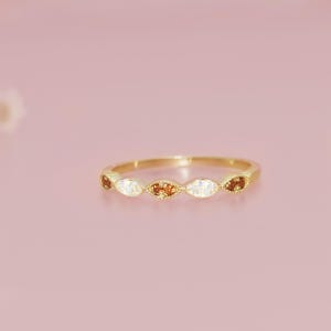 DIY Solid Gold Multi-Marquise Stackable Birthstone Ashes Ring Kit | Pet Ashes  Ring, Memorial Jewelry, Solid Gold Cremation Ring