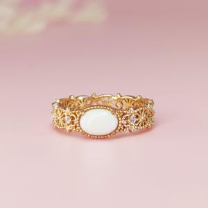 Solid gold DIY breastmilk ring kit, breastmilk jewelry, lace oval ring kit, Gift for wife, Christmas/Anniversary/birthday/mother&#39;s day gifts