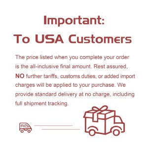 The image is a single, large image that contains text and a small illustration of a vehicle, likely representing a delivery vehicle. The text is in a bold, red font and is located at the top of the image.