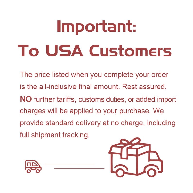 The image is a single, large image that contains text and a small illustration of a vehicle, likely representing a delivery vehicle. The text is in a bold, red font and is located at the top of the image.