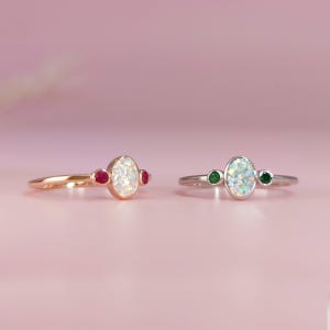 Solid Gold Cremation Ashes Birthstone Oval Ring |DIY Ashes Jewelry Kit, Pet Ashes  Ring, Memorial Jewelry,Solid Gold Cremation Ring,Handmade