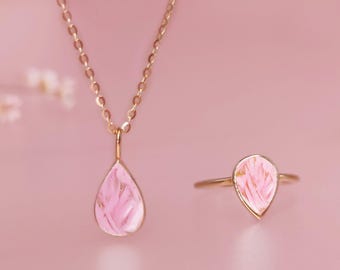 DIY Teardrop Pregnancy Ring & Necklace, Pregnancy Test Cap Jewelry Kit, Miscarriage Keepsake, Handmade Jewelry, Handmade Gift, Personalized