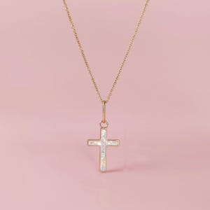 Collier personnalisé croix cendre lumière éternelle – pendentif bijou commémoratif de crémation | Collier souvenir Faith pour les proches | Pendentif croix de cendres