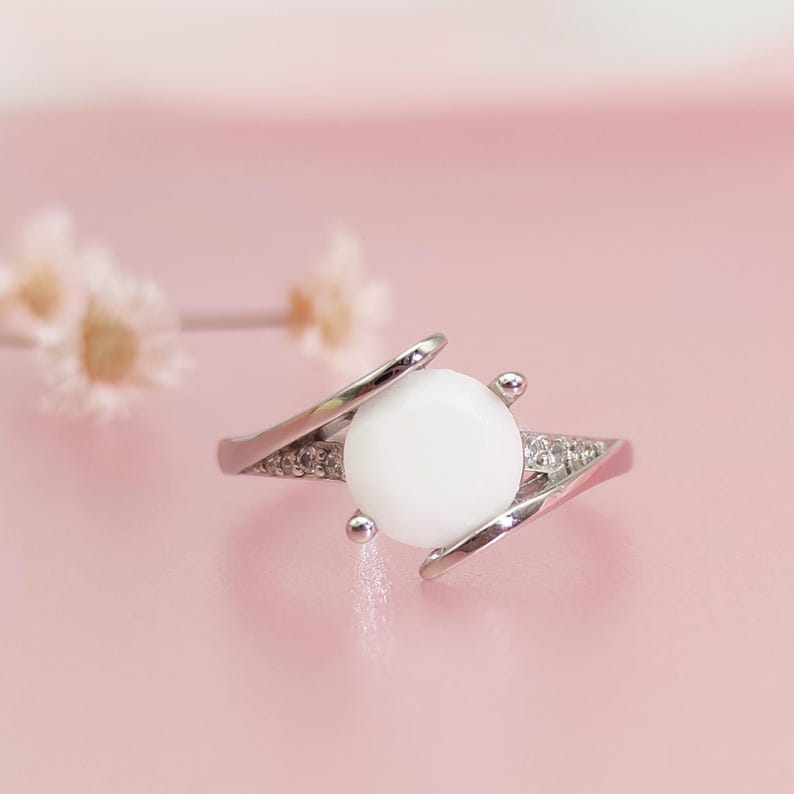 Kit de joyería DIY Love Catcher de leche, elegante anillo trenzado de plata hecho de leche, regalo de Navidad/aniversario/cumpleaños/día de la madre, anillo hecho a mano imagen 1