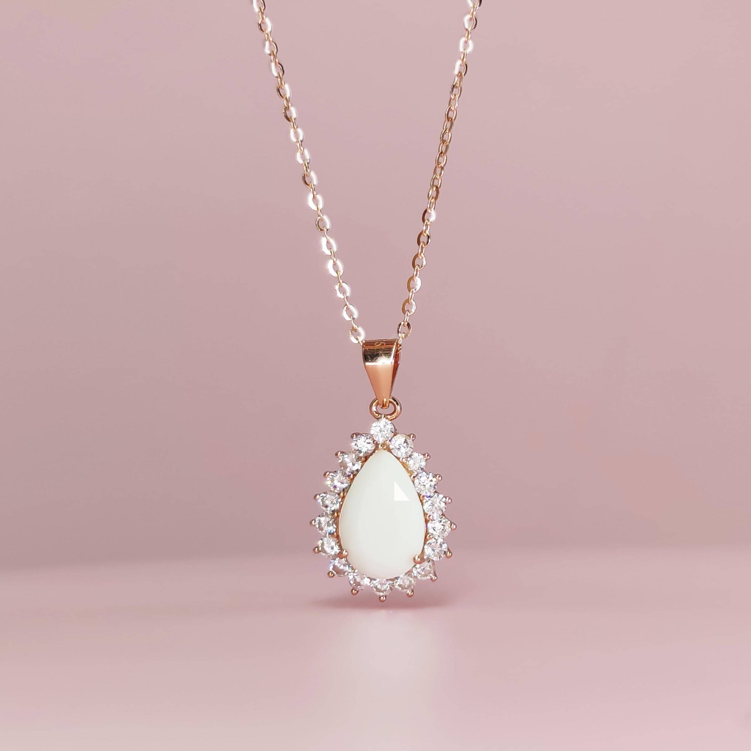 Muttermilch Teardrop Halskette, Geschenk für Frau / Mutter, Geschenk für Frau / Mutter, Jahrestag / Geburtstag / Muttertagsgeschenk, Weihnachtsgeschenk