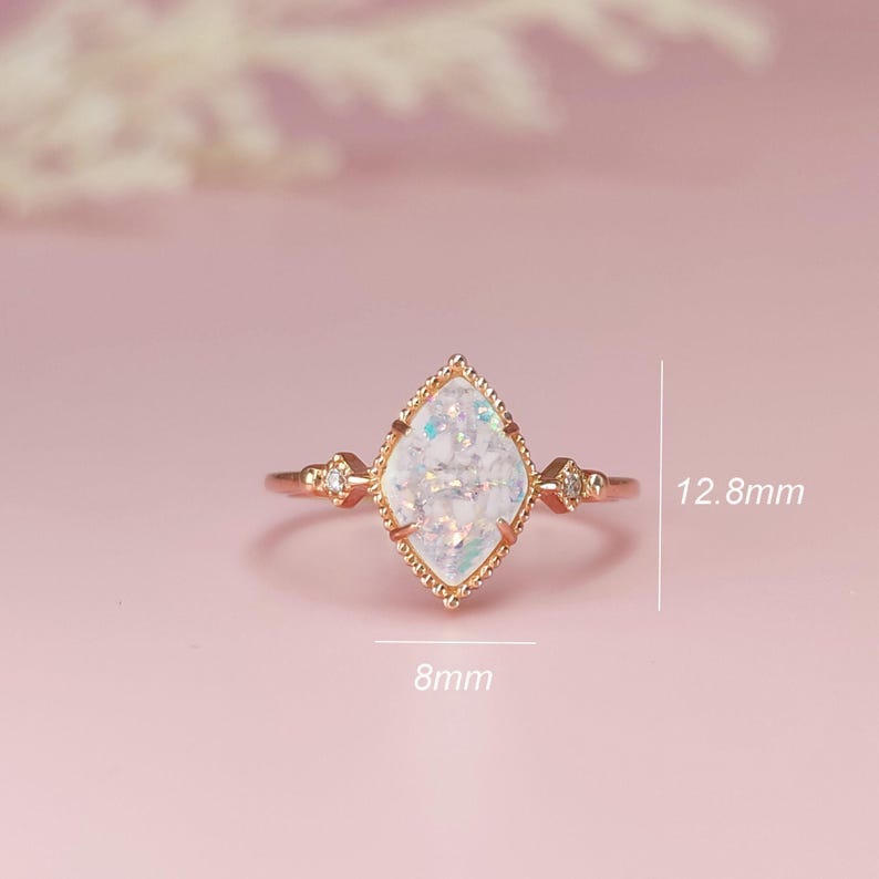 DIY Sterling Silver Ashes Jewelry Kit, Diamond-Shaped Ashes Ring/Necklace/Earrings, DIY Cremation Jewelry Kit, Pet Ashes Ring, Pet Necklace image 7