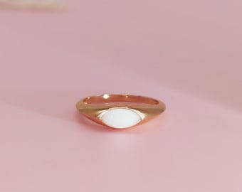 Solid Gold Mother's Milk Marquise Ring DIY Kit, Liquid Gold Keepsake Jewelry, Motherhood Keepsake, Mother's Day Gift, Christmas Gift