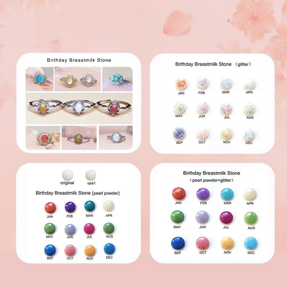 DIY Breastmilk Jewelry ring Kit Shinning Starlight Etsy Canada
