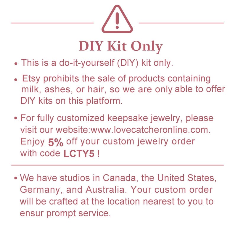 a sign that says diy kit only