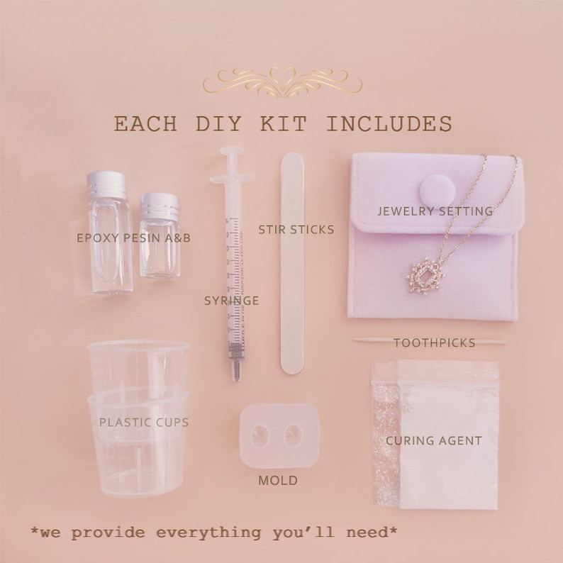 DIY Breastmilk Jewelry ring Kit Shinning Starlight Etsy Canada