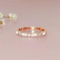 DIY Ashes Ring Kit, Petite Urn Ring for Ashes, Delicate Cremation Jewelry, Birthstone Stacking Ring