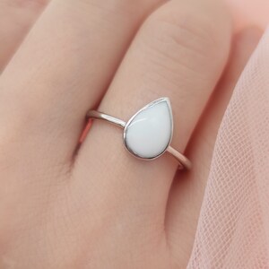 Kit de bagues bricolage pour lait maternel, bijoux de lait maternel, bague simple en argent sterling en forme de larme, cadeau de Noël/anniversaire/anniversaire/fête des mères pour maman image 5