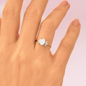 Solid Gold Oval Breastmilk Ring kit, DIY breastmilk Jewelry, Mother&#39;s day/Christmas gift, Gift for Her, Handmade Gift, Handmade Jewelry