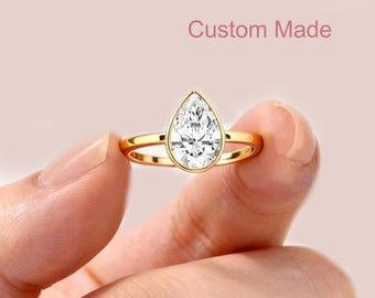 Custom Ashes Ring with Colorful Moissanite, Minimalist Memorial Keepsake Ring, Keepsake Jewelry, Personalized Ashes Tribute Gift