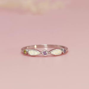 DIY Gold Birthstone Ashes Ring, DIY Ashes Jewelry Kit, Pet Ashes  Ring, Pet Keepsake，Memorial Jewelry, Solid Gold Cremation Ring