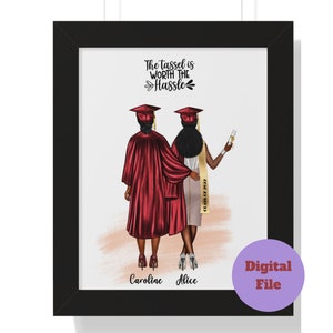Personalized Graduation Print, Graduation Gift, Custom College Graduation Print, High School Gift