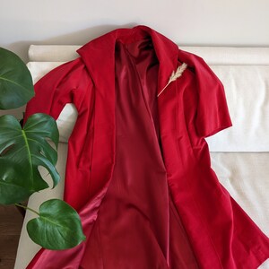 Velvet Swing Coat Etsy